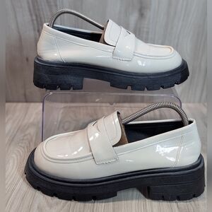 Women's Chunky Loafers Shoes Size 8 Platform